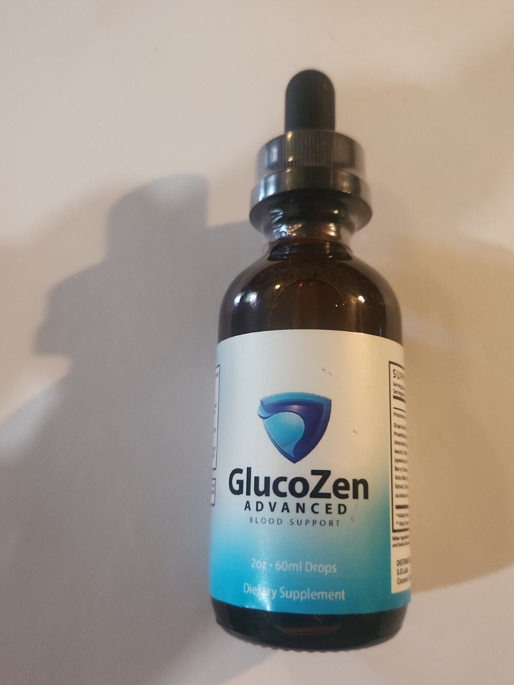 GlucoZen Drops Blood Support Vitamin Formula 2 fl. Oz. 30 Servings Expire 06/26